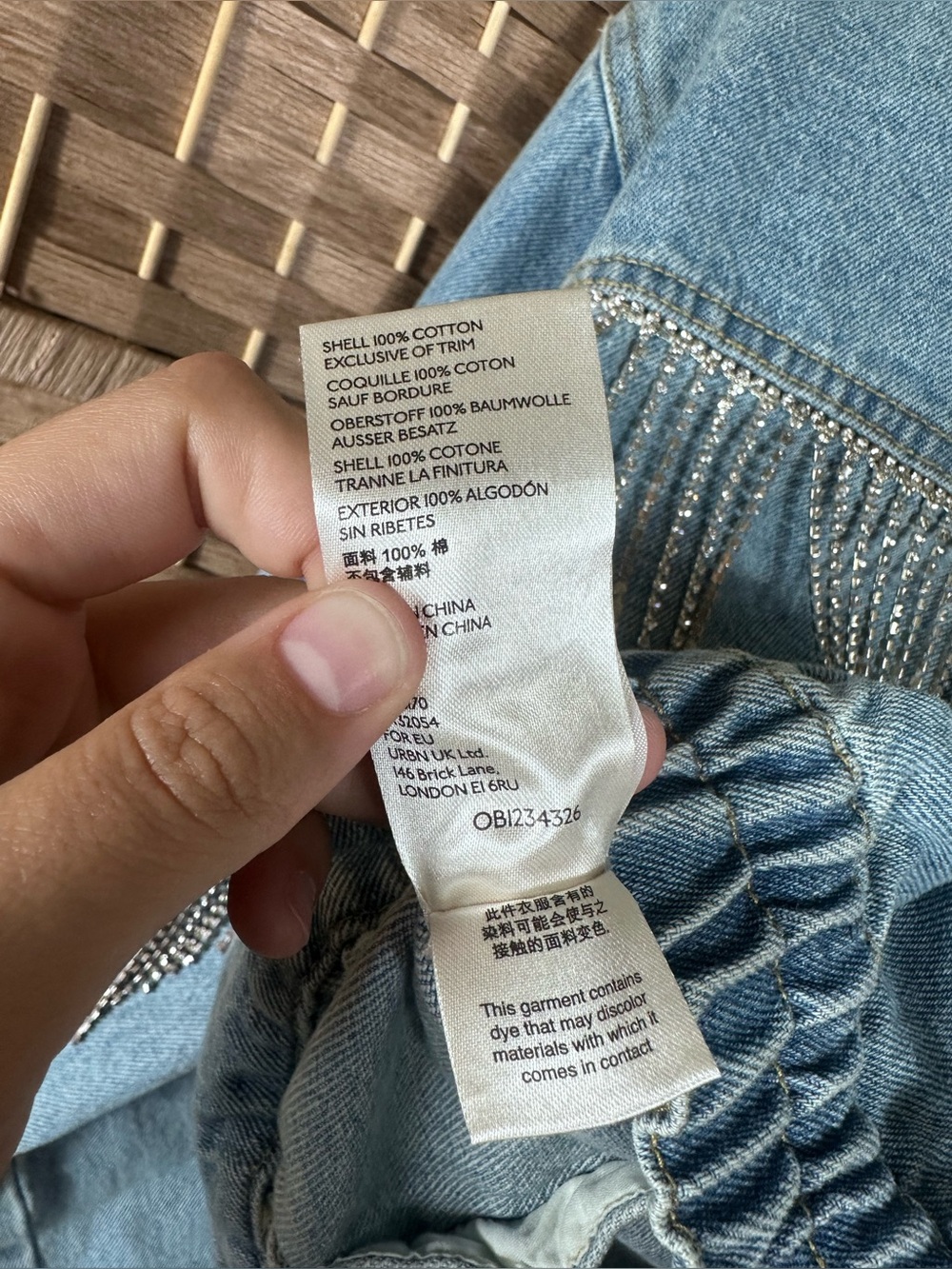 Free People Comet Denim Bomber Jacket - Size XS - Picture 5 of 9